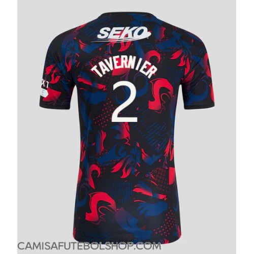 Camisa de time de futebol Rangers James Tavernier #2 Replicas 3º Equipamento 2024-25 Manga Curta